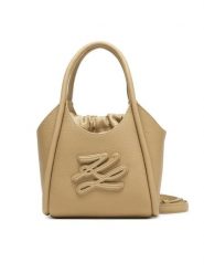 KARL LAGERFELD Torebka B2W30053 Beżowy. Brązowe torebki klasyczne KARL LAGERFELD, bez wzorów, ze skóry, bez dodatków. Za 1,099.00 zł.