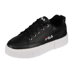 Buty do chodzenia damskie Fila Sandblast L. Czarne obuwie sportowe Fila, z materiału, bez zapięcia, trekkingowe. W wyprzedaży za 320.70 zł.