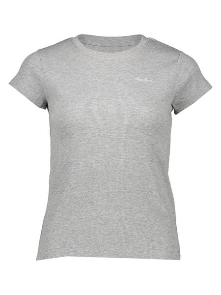 Pepe Jeans Koszulka w kolorze szarym rozmiar: S. Szare bluzki Pepe Jeans, s, bez wzorów, z jeansu, bez kołnierzyka, bez ramiączek. Za 57.95 zł.