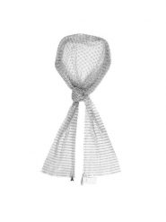 Patrizia Pepe Chusta na głowę 8F0128/J405-S980 Srebrny. Szare rękawiczki Patrizia Pepe, bez wzorów, z poliesteru. Za 419.99 zł.