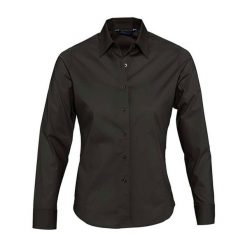 Damska Koszula Biznesowa Z Długim Rękawem Eden Stretch. Czarne koszule SOL'S, s, bez wzorów, biznesowe, bez kołnierzyka, bez ramiączek. Za 172.99 zł.