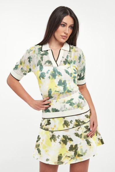 Sweter damski polo LIU JO. Swetry Liu Jo, m, bez wzorów, bez ramiączek. W wyprzedaży za 519.20 zł.