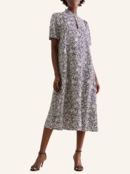 Seidensticker Sukienka w kolorze granatowo-białym rozmiar: 38. Białe sukienki Seidensticker, bez wzorów, z tkaniny, bez kołnierzyka, bez ramiączek, midi. Za 216.73 zł.