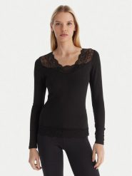 Ysabel Mora Bielizna termoaktywna górna 70033 Czarny Slim Fit. Czarna koszule nocne YSABEL MORA, l, bez wzorów, z syntetyku, sportowe, bez ramiączek. Za 129.99 zł.