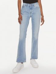 Tommy Jeans Jeansy Maddie DW0DW17609 Niebieski Straight Fit. Niebieskie jeansy Tommy Jeans, bez wzorów. Za 299.99 zł.