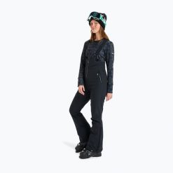 Spodnie snowboardowe damskie ROXY Summit Bib ERJTP03291. Czarne spodnie narciarskie Roxy, l, bez wzorów, z elastanu, narciarskie. Za 1,186.95 zł.