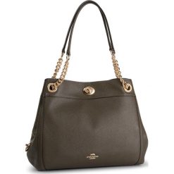 Torebka COACH - Turnlock Edie Shoulder Bag 36855 GDMOS Moss. Zielone torby na ramię Coach, bez wzorów, ze skóry, klasyczne, na ramię, bez dodatków. Za 1,939.00 zł.