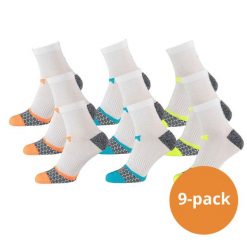 Skarpety do biegania Xtreme, 9 par, Multi biały. Białe skarpety XTREME SOCKSWEAR, bez wzorów. Za 190.99 zł.