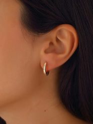 Luja Bijoux Kolczyki-kreole rozmiar: onesize. Żółte kolczyki Luja Bijoux, z mosiądzu. Za 52.79 zł.