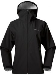 Bergans Kurtka przeciwdeszczowa w kolorze czarnym rozmiar: M. Czarne kurtki sportowe Bergans, m, bez wzorów, bez kaptura, outdoorowe. Za 339.00 zł.