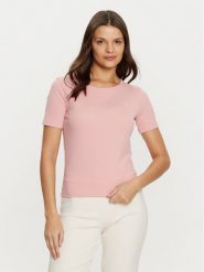 Guess T-Shirt V5RI04 KCLH0 Różowy Regular Fit. Czerwone t-shirty Guess, l, z aplikacjami, z syntetyku, bez kołnierzyka, bez ramiączek. Za 119.99 zł.