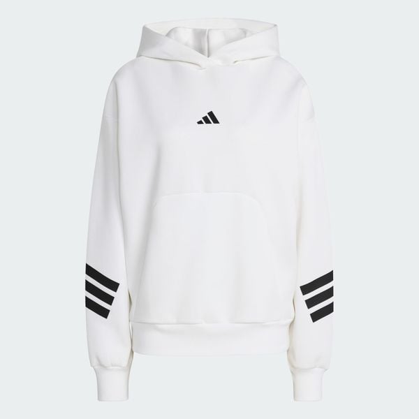 Bluza z kapturem Future Icons 3-Stripes. Zielone bluzy Adidas, xs, bez wzorów, z bawełny, z kapturem. Za 179.40 zł.