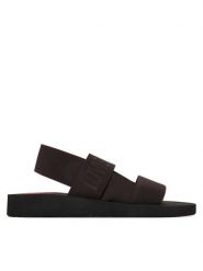 LOVE MOSCHINO Sandały JA16033G0OJN7203 Brązowy. Brązowe sandały Love Moschino, bez wzorów, z materiału, bez obcasa, na płaskiej podeszwie, bez zapięcia. Za 519.99 zł.