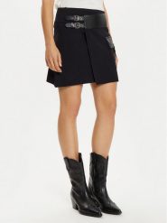 Liu Jo Spódnica mini WF4227 MA05P Czarny Regular Fit. Czarne spódnice Liu Jo, xl, bez wzorów, z syntetyku, mini. Za 209.99 zł.