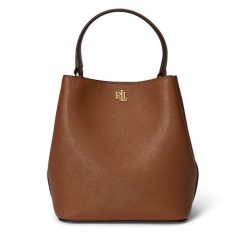 Torebka LAUREN RALPH LAUREN. Brązowe torebki klasyczne Lauren Ralph Lauren, bez wzorów, bez dodatków. Za 1,199.00 zł.