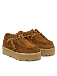 Clarks Śniegowce Meare Walla Mid 26328096 Brązowy. Brązowe trapery i śniegowce Clarks, ze skóry. Za 479.99 zł.