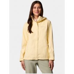 Płaszcz przeciwdeszczowy damski Columbia Arcadia II. Żółte płaszcze Columbia, s, bez wzorów, bez kaptura. W wyprzedaży za 364.65 zł.