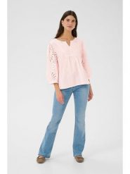 Cream Bluzka w kolorze jasnoróżowym rozmiar: 40. Różowe bluzki Cream, bez wzorów, bez kołnierzyka, bez ramiączek. Za 118.01 zł.
