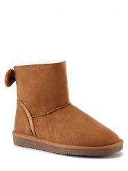 ISLAND BOOT Botki zimowe "Massey" w kolorze jasnobrązowym rozmiar: 37. Brązowe botki Island Boot, na zimę, bez wzorów, z materiału, bez obcasa, bez zapięcia. Za 154.07 zł.