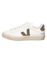 Veja Skórzane sneakersy "Campo" w kolorze biało-oliwkowym rozmiar: 37. Białe trampki Veja, bez wzorów, bez zapięcia. Za 404.14 zł.