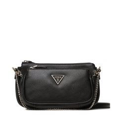 Torebka Guess. Czarne listonoszki Guess, z aplikacjami, bez dodatków. Za 279.99 zł.