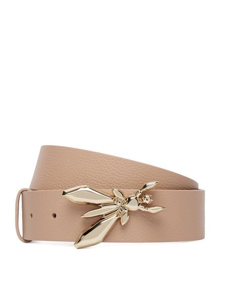 Patrizia Pepe Pasek Damski CW0471/L001-R874 Beżowy. Brązowe paski Patrizia Pepe, bez wzorów, ze skóry. Za 419.99 zł.