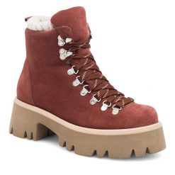 Trapery Lasocki. Czerwone botki Lasocki. Za 329.99 zł.