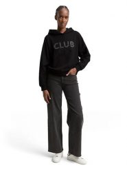 Tom Tailor Bluza w kolorze czarnym rozmiar: S. Czarne bluzy Tom Tailor, s, bez wzorów, z kapturem. Za 74.28 zł.