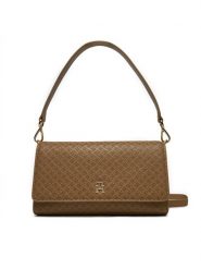 Tommy Hilfiger Torebka AW0AW16933 Brązowy. Brązowe torebki klasyczne TOMMY HILFIGER, bez wzorów, ze skóry, bez dodatków. Za 339.99 zł.