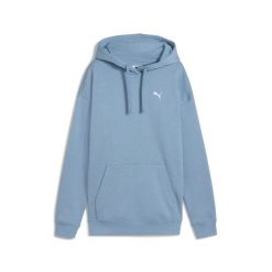 Damska luźna bluza z kapturem Puma FL B. Niebieskie bluzy sportowe Puma, bez wzorów, z kapturem. Za 164.00 zł.