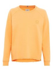 Camel Active Bluza w kolorze pomarańczowym rozmiar: XS. Pomarańczowe bluzy Camel Active, xs, bez wzorów, z bawełny, bez kaptura. Za 101.23 zł.