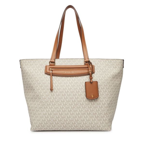 Torebka MICHAEL Michael Kors. Białe shopper MICHAEL Michael Kors, bez wzorów, bez dodatków. Za 1,369.00 zł.