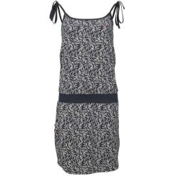 Letnia sukienka Loap Baela dla kobiet - Elegancka i Wygodna. Czarne sukienki ZSPORT, na lato, m, bez wzorów, z bawełny, eleganckie, bez kołnierzyka, bez ramiączek, sportowe. Za 165.99 zł.