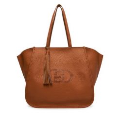 Torebka Liu Jo. Brązowe shopper Liu Jo, bez wzorów, bez dodatków. Za 539.99 zł.
