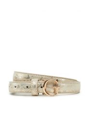 Guess Pasek Damski BW9222 P5220 Złoty. Żółte paski Guess, z aplikacjami, ze skóry. Za 139.99 zł.