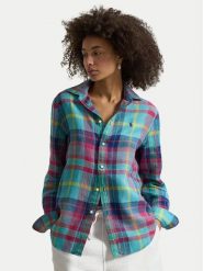 Polo Ralph Lauren Koszula 211973264502 Kolorowy Classic Fit. Koszule Polo Ralph Lauren, s, bez wzorów, ze lnu, bez kołnierzyka, bez ramiączek. Za 819.99 zł.