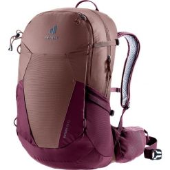 Plecak turystyczny damski Deuter Futura 25 SL - ashrose/cassis. Czerwone plecaki Deuter, bez wzorów. Za 671.99 zł.