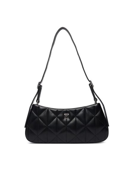 Calvin Klein Torebka Quilted Small Shoulder Bag LV04F3327G Czarny. Czarne torebki klasyczne Calvin Klein, bez wzorów, ze skóry, bez dodatków. Za 489.99 zł.