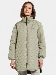 Didriksons Płaszcz zimowy Gabbi 505048 Zielony Regular Fit. Zielone kurtki Didriksons, na zimę, bez wzorów, z syntetyku, bez kaptura. Za 639.99 zł.