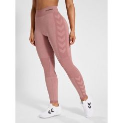 Legginsy damskie Hummel Clea. Fioletowe legginsy Hummel, bez wzorów. Za 170.00 zł.