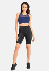 Legginsy krótkie na rower damskie Teyli Kolli. Czarne legginsy Teyli, s, bez wzorów, z materiału, z obniżonym stanem, krótkie. Za 119.99 zł.