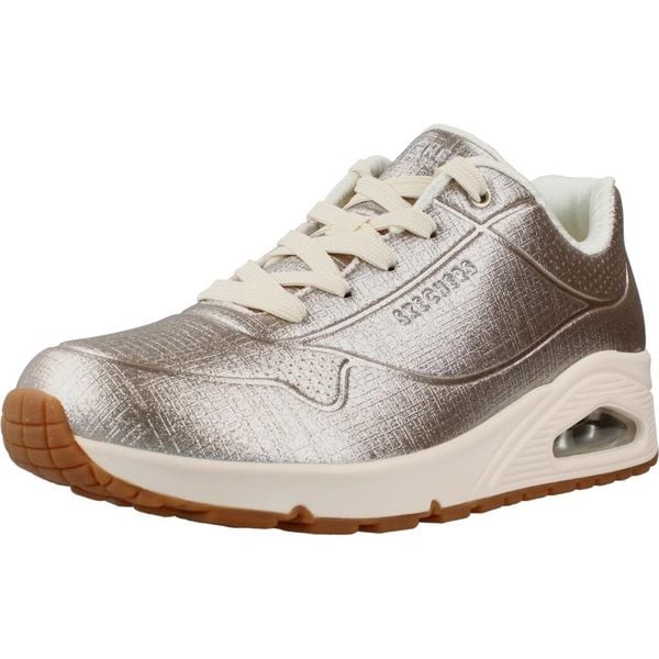 Buty SKECHERS UNO SHININ BRIGHT Srebrny. Szare trekkingi Skechers, z syntetyku, trekkingowe. Za 337.99 zł.