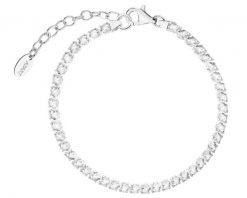 Bransoletka srebrna z cyrkoniami. Szare bransoletki Apart, z cyrkonią, srebrne. Za 499.00 zł.