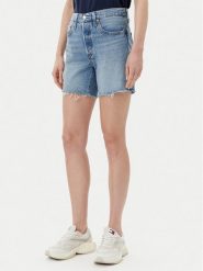 Levi's® Szorty jeansowe A9296-0001 Niebieski Regular Fit. Niebieskie szorty bez wzorów, z bawełny. Za 219.99 zł.