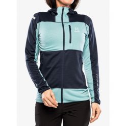 Bluza z kapturem damska Haglofs L.I.M Mid Fast Hood. Niebieskie bluzy Haglöfs, l, bez wzorów, z kapturem. Za 550.99 zł.