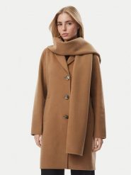 MICHAEL Michael Kors Płaszcz wełniany 77A7146M22 Brązowy jasny Regular Fit. Brązowe płaszcze MICHAEL Michael Kors, na zimę, m, bez wzorów, z wełny, bez kaptura. Za 2,179.00 zł.