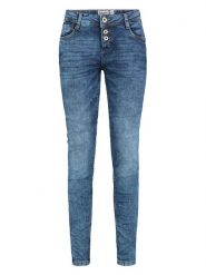 Sublevel Dżinsy - Skinny fit - w kolorze niebieskim rozmiar: L. Niebieskie jeansy Sublevel, l, z aplikacjami. Za 88.02 zł.