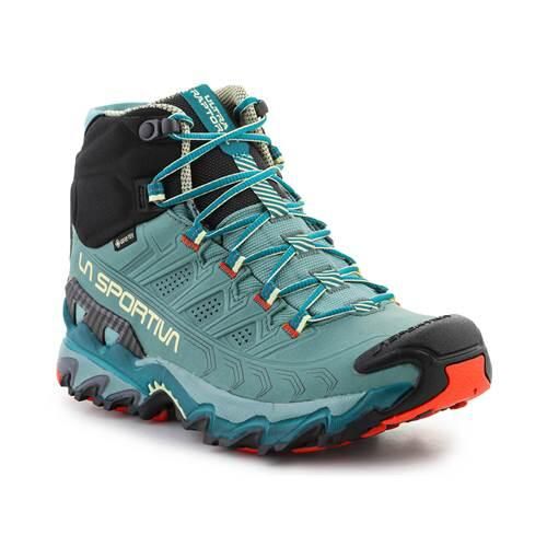 Buty trekkingowe damskie La Sportiva Ultra Raptor Ii Mid. Zielone trekkingi La Sportiva, z materiału, trekkingowe. Za 912.99 zł.