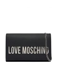 LOVE MOSCHINO Torebka JC4103PP0OKD000B Czarny. Czarne torebki klasyczne Love Moschino, bez wzorów, ze skóry, bez dodatków. Za 699.99 zł.