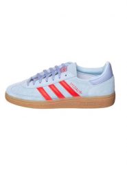 Adidas Skórzane sneakersy "Handball Spezial" w kolorze błękitnym rozmiar: 43 1/3. Niebieskie trampki Adidas, bez wzorów, bez zapięcia. Za 350.56 zł.